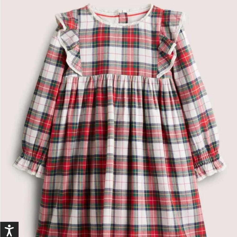 NWT Mini Boden Woven Printed Dress, size 4-5Y